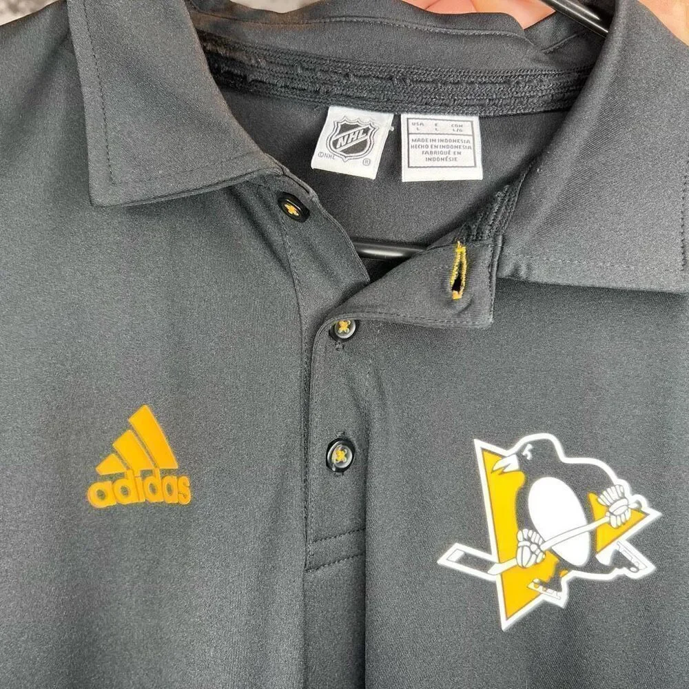 Adidas Pittsburgh penguins short sleeve poli